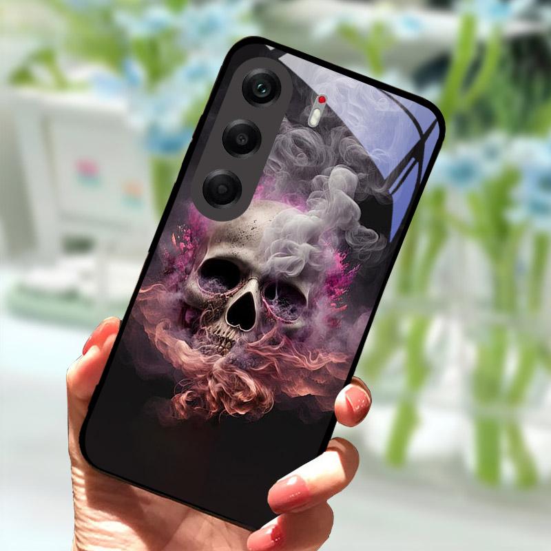 Чехол для телефона Tecno Camon40 40Pro 4G, модный, из закаленного стекла, противоударный, для Tecno Camon 40 Pro, чехол CM6 Funda