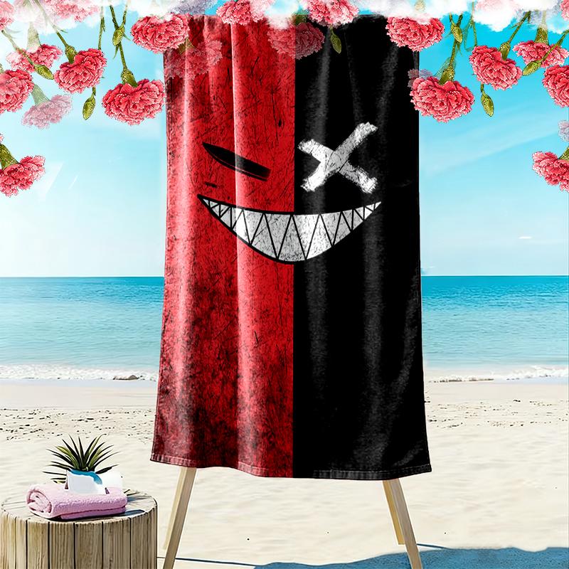 1pc Demon Beach Towel, Outdoor Beach Towel Ideal Beach Necessities and Vacation Items