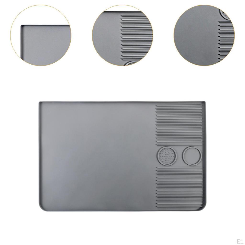 Силиконовый коврик для кофейной станции, нескользящий дизайн для использования в баре на кухне