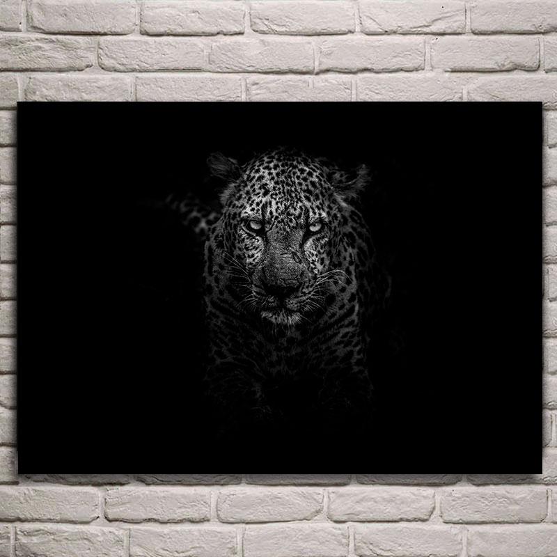Леопардовые фотографии, постеры, принты, гепард, холст, картина, настенное искусство, черно-белое животное для гостиной, домашний декор, Cuadros