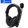 3.5mm Wired Headphones with Microphone Retractable Headband Gaming Headset Surround Stereo Earphone for PC Computer Laptop Phone