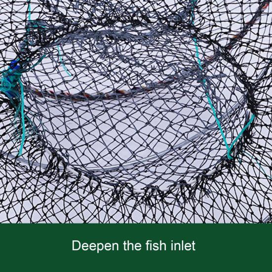 Fishing Bait Trap Lightweight Reusable Collapsible Portable Quick Set-up Fish Crab Shrimp Trap Fishing Casting Net