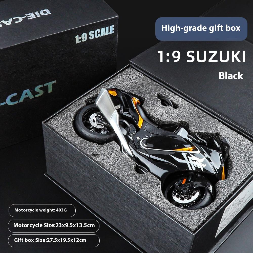1:9 Suzuki Hayabusa GSX-1300R Литой Модель Мотоцикла из Сплава Симуляция Коллекция Украшение Модное Украшение Подарок Для Детей