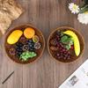 Круглая керамическая корзина для закусок в китайском стиле