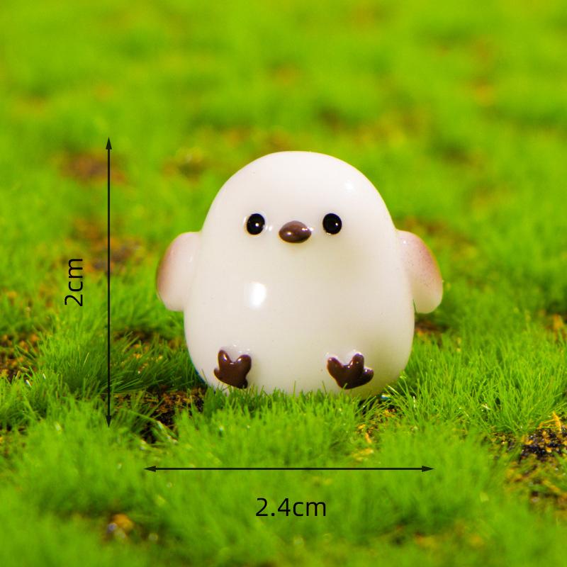 Настольное креативное 3D украшение Tit, смола, имитация маленькой птички, DIY миниатюрный декор для ландшафта, аксессуар для экрана дисплея автомобиля