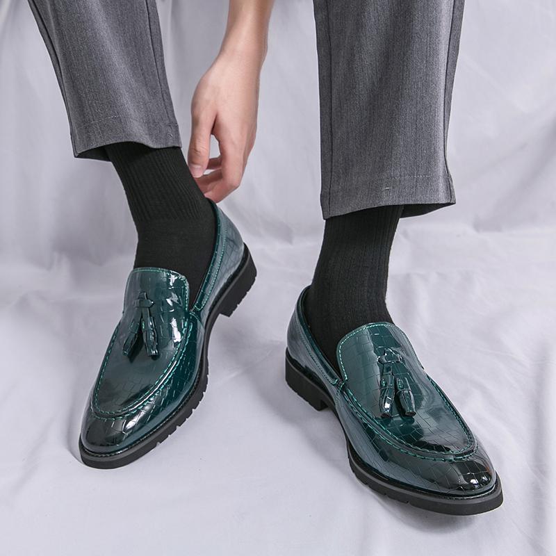 Mens Dress Shoes Men's Leather Skin Shoes for Men Elegant Casual Business Luxury Social Male Shoe