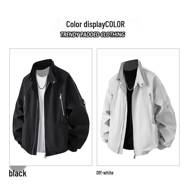 paul frank Мужская куртка в стиле ретро с воротником-стойкой и множеством карманов для рабочей одежды