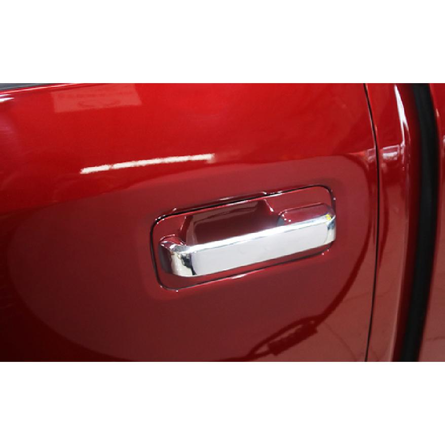 Door Handle SMART KEY Cover Trim For 2015- Ford F-150 Chrome Plate Cover Cap