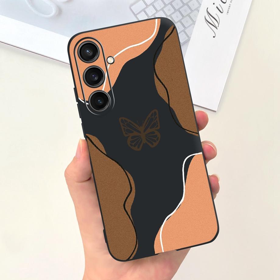 Для Samsung S24+ s24 Plus Чехол Обложка Samsung Galaxy S24 Ultra Pro Capa Защита Камеры Ударопрочный Мягкий ТПУ Fundas С Рисунком