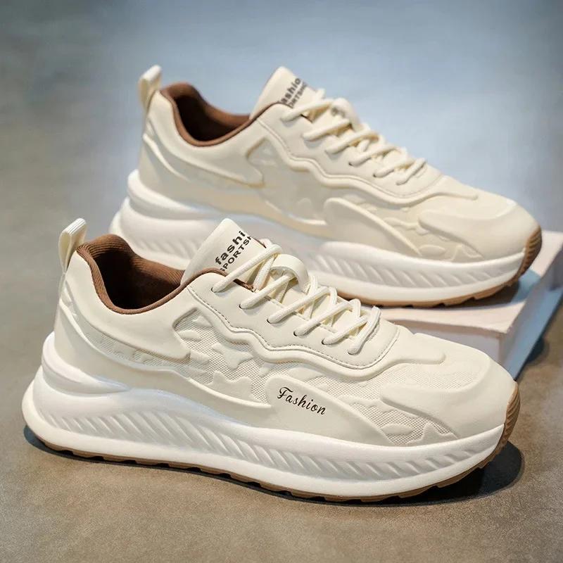 Мужская повседневная спортивная обувь модная и универсальная, подходит для ежедневных поездок на работу. Она легкая и удобная.