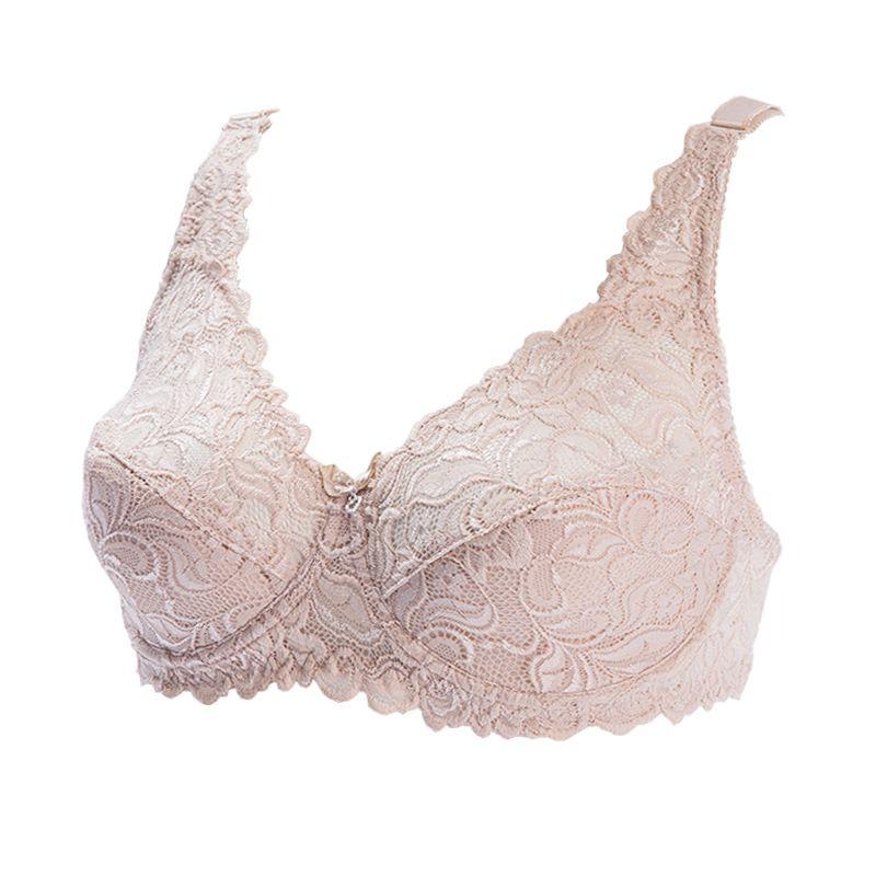 Elegant And Sexy Lace Women Bra Plus Size 75-100 D E Ultrathin Brassiere 95e 100e Underwear