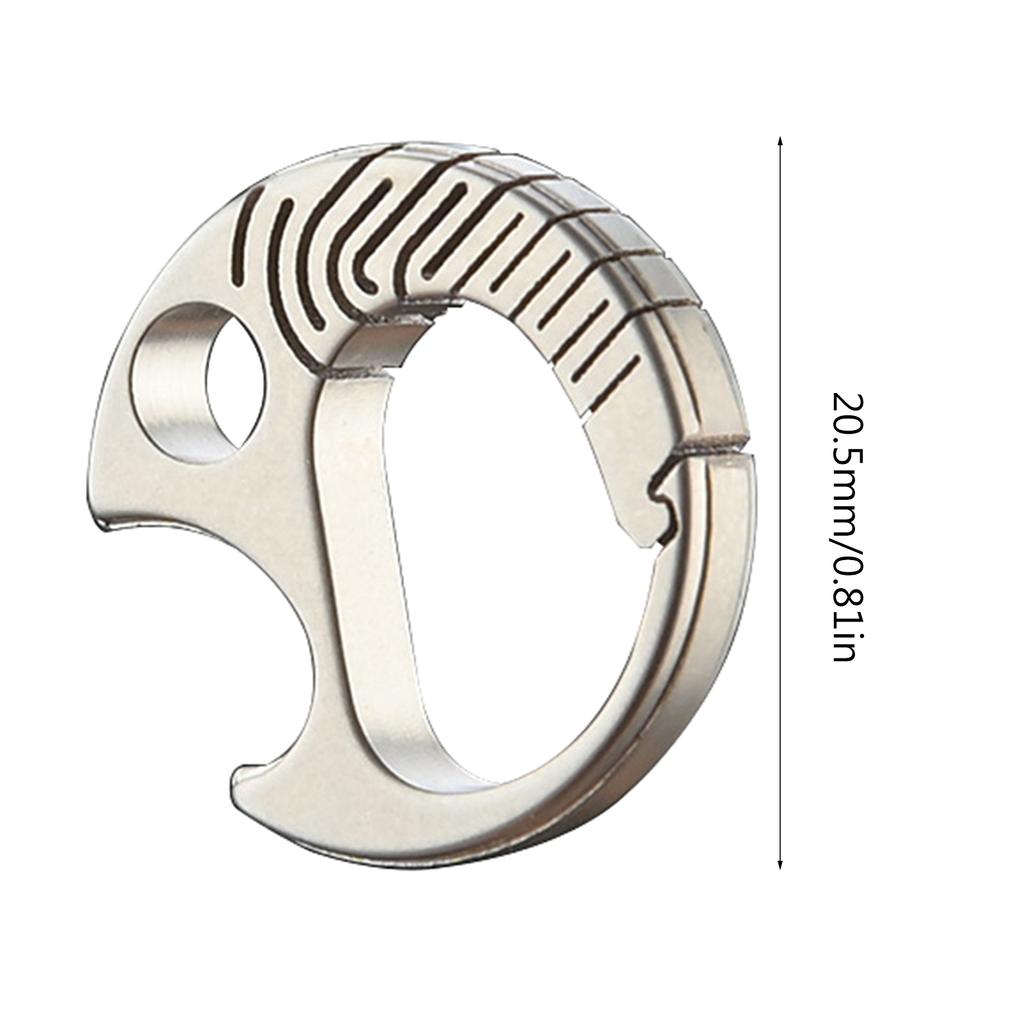 Брелоки с быстросъемными карабинами, пружинное кольцо для ключей, титановый карабин для ключей, открывалки для бутылок, карабин-клипса