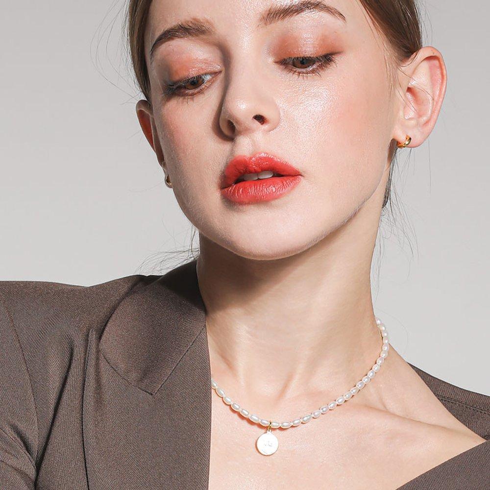 J.Lauren [Made] Elizabeth Coin Pendant Freshwater Pearl Necklace N01095