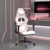 VidaXL Gaming Chair with Footrest Swivel Computer Chair Armchair Ergonomic Office Seat Interior White and 3143684