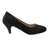 Womens/Ladies Low Kitten Heel Court Shoes