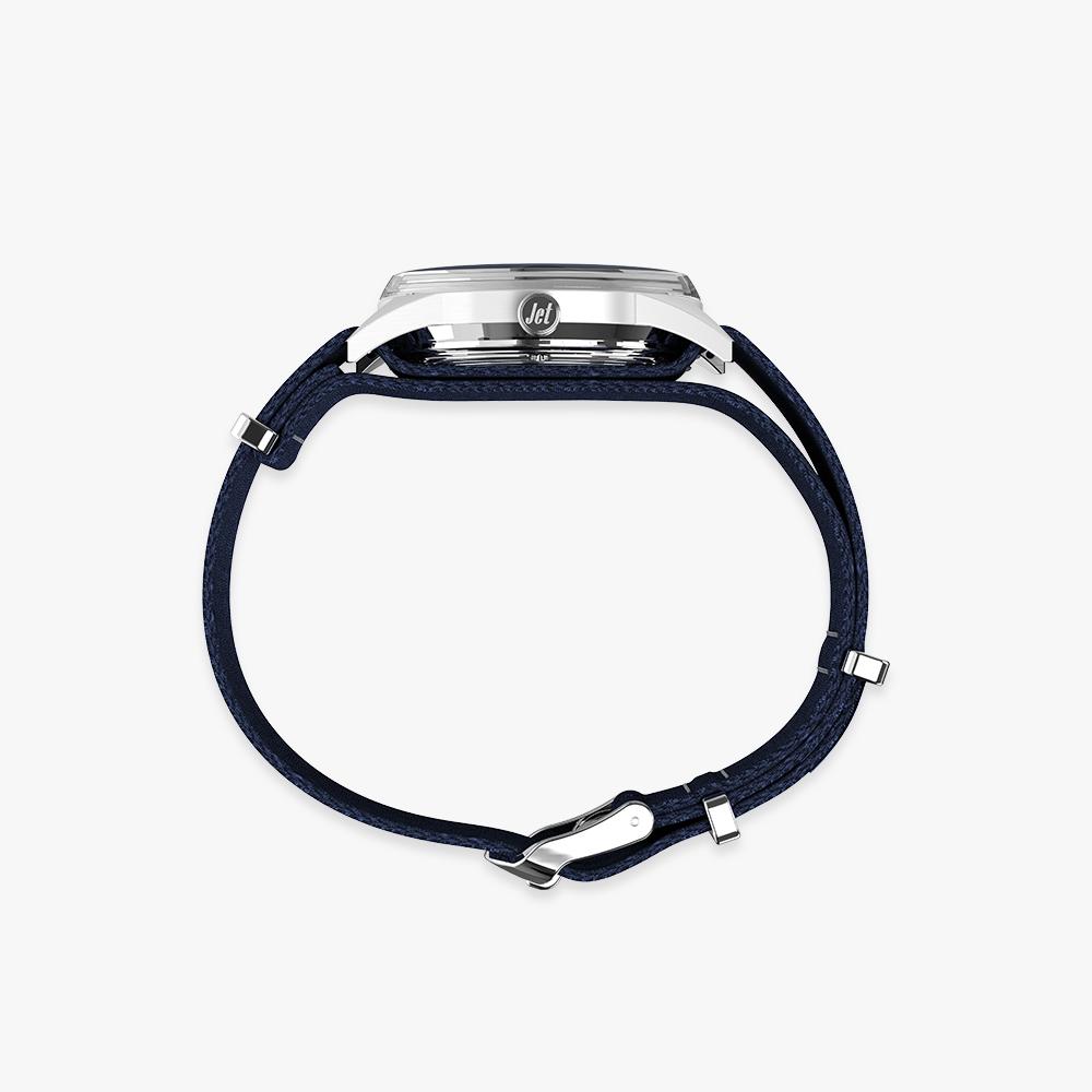 [Timex] Marlin Jet Automatic Hesalite Classic Navy Wristwatch 38mm TW2Y24500