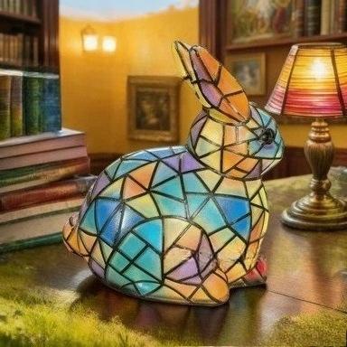 Милый животный ночник - Такса Кошка Бигфут Лампа, Статуэтка из смолы Светодиодная настольная лампа Декор для детской спальни Домашний декор Подарок