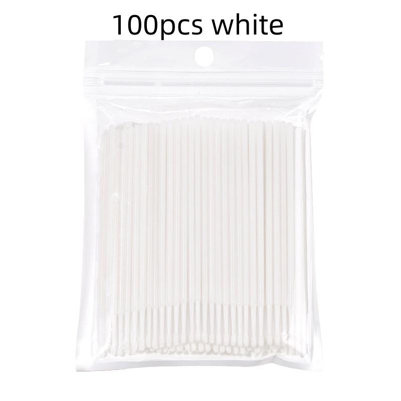 Cotton Swab Makeup False Eyelashes Individual Lashes Mascara Applicators Brush Lash Extension Clean Remover Tools