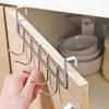 Good Load-Bearing Stainless Steel Bathroom Organizer 5 Hooks Rack Towel Hanger Rack Door Hook