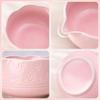 Pink Matcha Set 7 Pieces Bowl Hachihon-dachi Chasen Stand Chashaku Tea Strainer Chakin Parallel Import