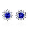 Серьги Watershi Sun Flower, японские и корейские серьги высокого уровня, полные снежинок