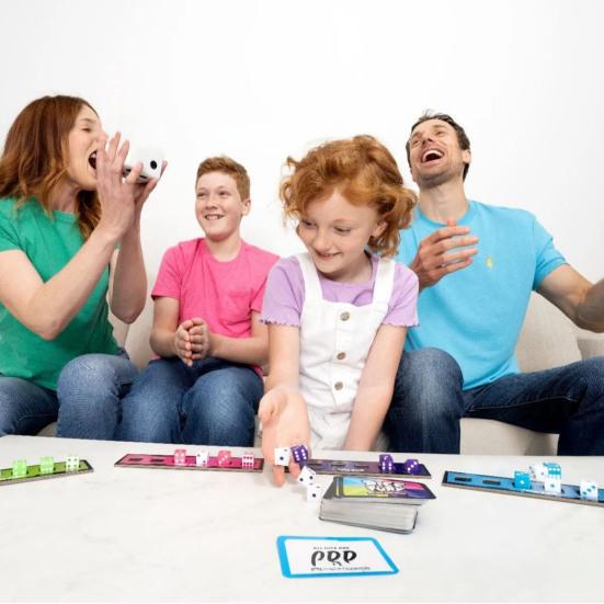 1 комплект быстрой семейной игры в кости Интерактивная настольная игра в кости для 4 игроков Портативная