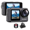 Экшн-камера AKASO Brave 7 LE 4K IPX7 40M Подводная Изображение Двойной цвет Время Внешняя Две 1350 мАч Пульт дистанционного управления в комплекте Камера, 60 кадров в секунду, 20 МП, Водонепроницаемая,