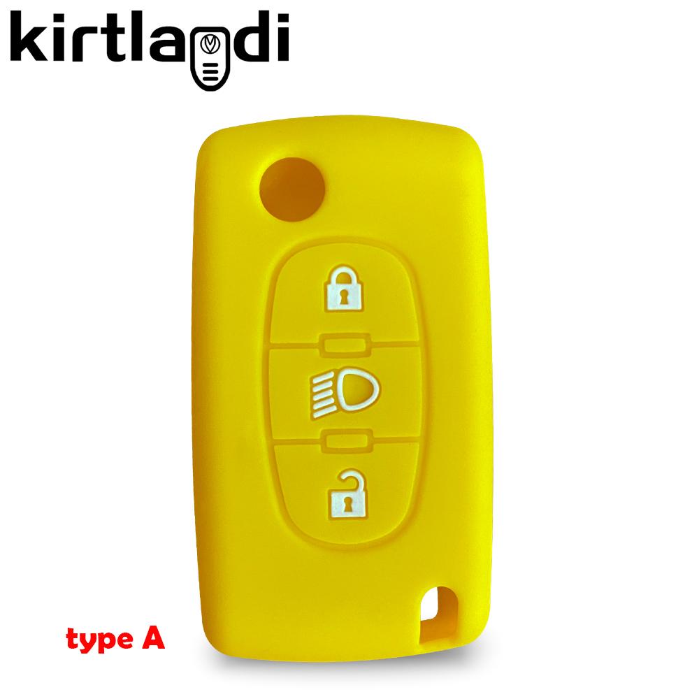 Для Fiat Scudo для Opel Combo для Peugeot Rifter 2020 207 208 307 308 407 408 5008 308SW 2008 для Citroen C4 Чехол-кожура для ключа