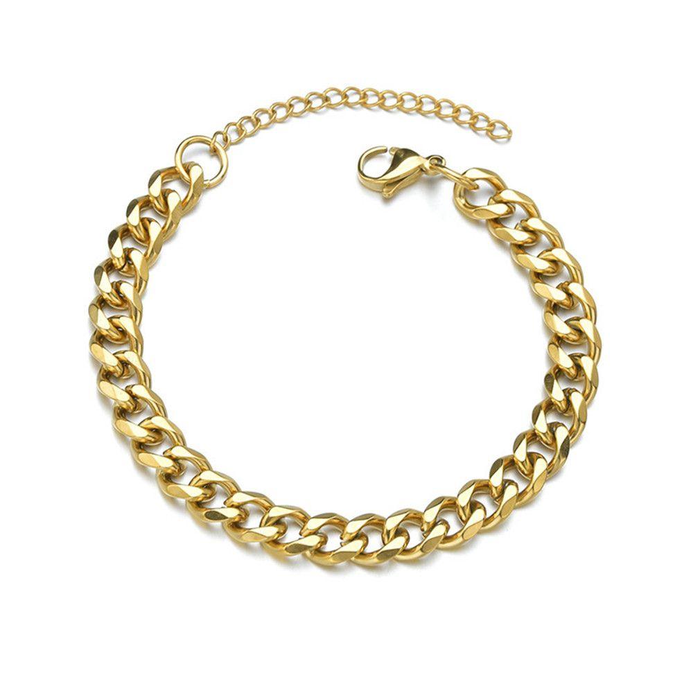 Gifts 3/5/7mm Fashion Men's Classic Cuban Wide Chain Men's Bracelet