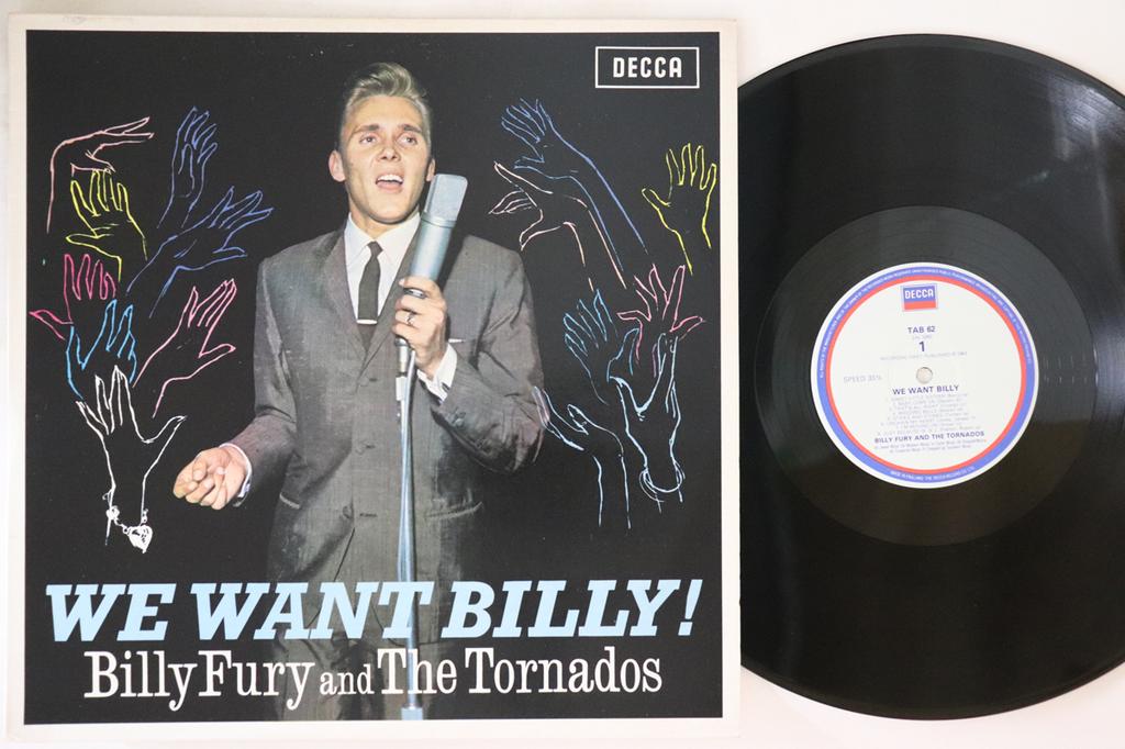 LP Record BILLY FURY, TORNADOS - We Want Billy! TAB62 DACCA 1983 UK Rock Used