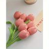 1pc Handmade Imitation Tulip Flower for Mother's Day, Teacher's Day, Valentine's Day Gift or Flower Arrangement (Random Delivery)