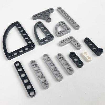 Конструктор Moc Высокотехнологичные Детали Балка Тонкая с Отверстием под Ось L-образная Сделай Сам Строительные Блоки Насадки Образовательная Игрушка Совместим с
