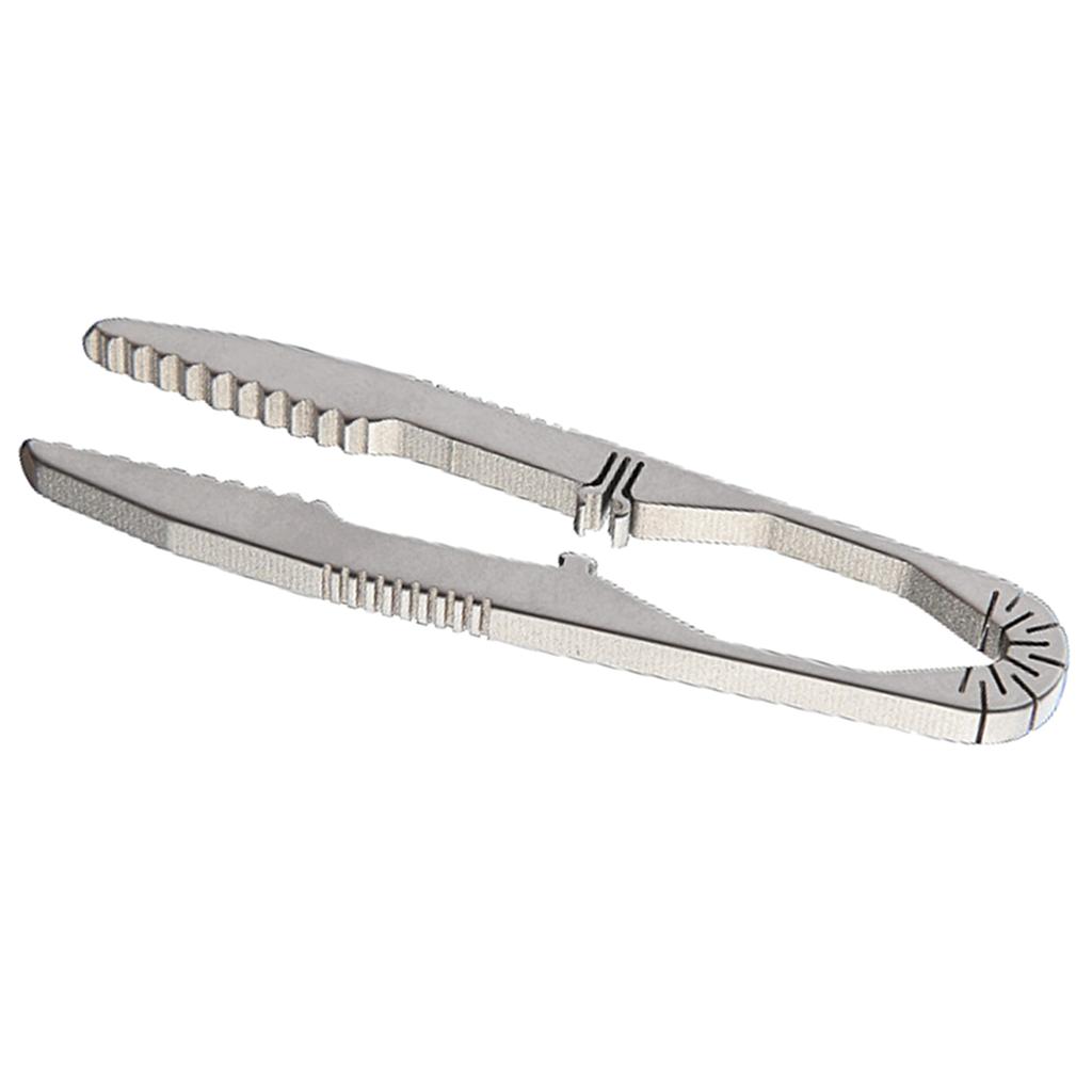 Кемпинг Маленький пинцет Титановый сплав Пинцеты Инструмент для улицы Карманный инструмент для обслуживания Предметы для выживания Простой в использовании