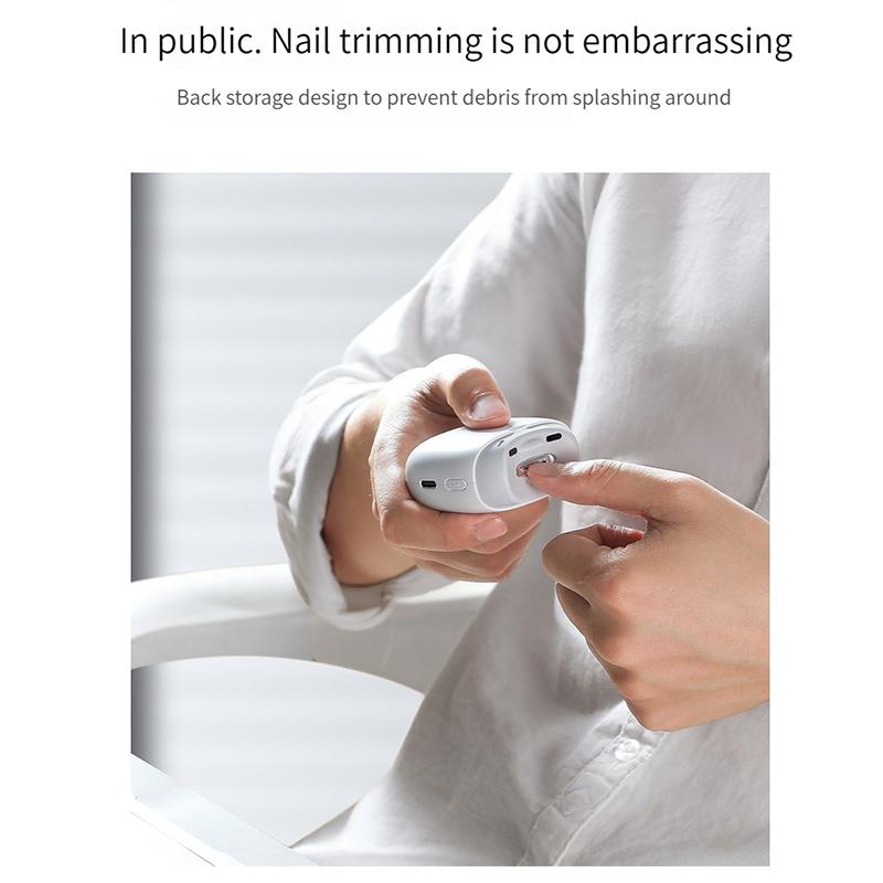 Xiaomi Seemagic электрические автоматические кусачки для ногтей с легким триммером, кусачки для маникюра для маленьких взрослых, детей, инструменты для безопасного ухода за телом