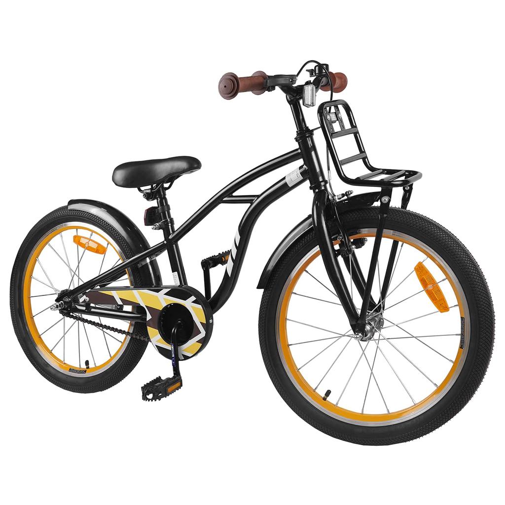 Kids  Bike 18 Inch for Ages 5 7 Black