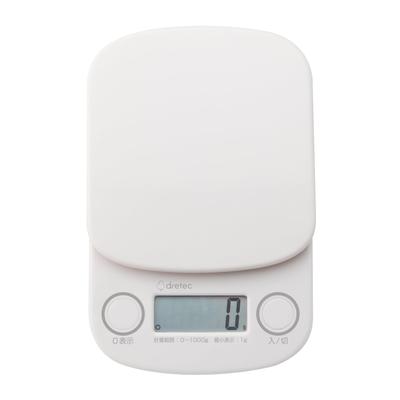 Цифровые весы dretec 1 кг белые