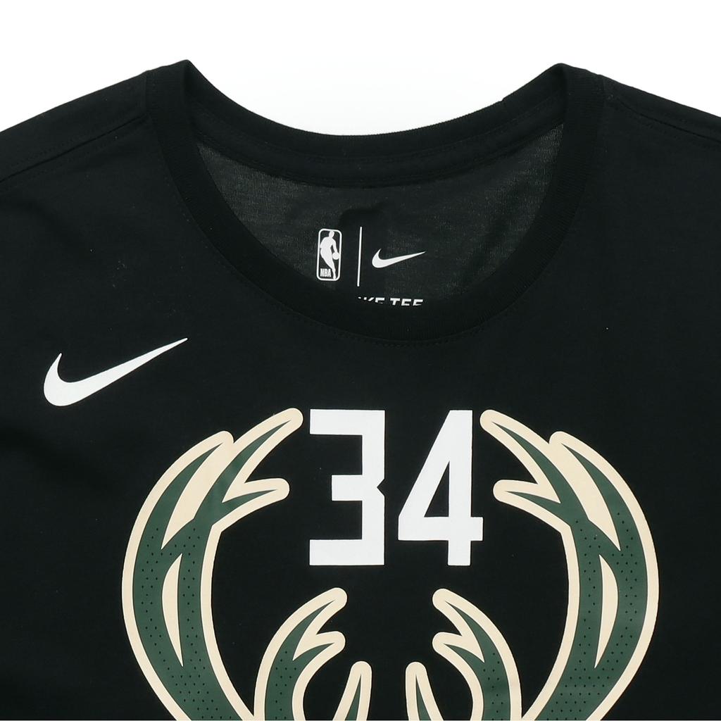 Nike Milwaukee Bucks Giannis Antetokounmpo T-Shirt 'Black' Men's 870789-010