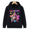 KPop Demon Hunter Rumi Multfilm Qizlar O'g'il Bolalar Kapushonli Sviter Issiq Bolalar Koreys To'lqini Modasi Kundalik Toplar Kundalik Qizlar Kiyimi