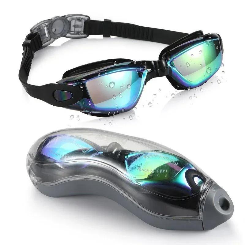 Outdoor Swimming Goggles Waterproof and Anti Fog Goggles High-definition Goggles Adult Swimming Goggle Swimming Goggle