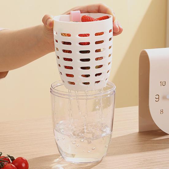 Коробка для салата для пикника, 650 мл, фруктовая чашка с вилкой, двухслойная, быстроосушенная, герметичная, компактная, герметичная, контейнеры для хранения продуктов для путешествий, пикника, кемпинга