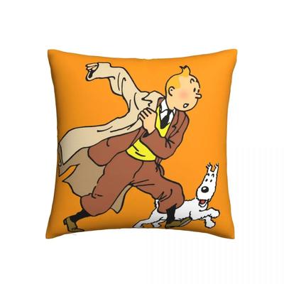 Рисунок Наволочка Приключения Тинтина Фэнтези Комиксы Короткий Плюс Чехлы для Подушек Дом Диван Кресло Декоративный Рюкзак