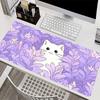 Flower Cat Mouse Pad Extended Gamer Desk mat PC Computer Keyboard Pad Healing Rubber table mat kawaii Carpet Large xxl mousepad