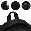 ZOLA Teen Backpack, 2 Compartments, Water Resistant, Black, 42x32x15cm, School Bag, Daily Commute