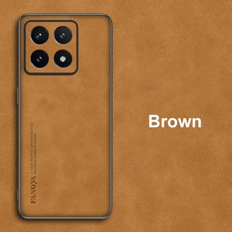 Для Xiaomi 14T Pro Чехол Роскошный PU Кожаный Чехол Для Телефона Для Xiaomi Mi 14T Pro Mi14T 5G Задняя Крышка Матовый Силикон Полная Защита