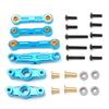 Aluminum Alloy Ball Bearing Crank Steering Set for Tamiya TT02 110 RC Car Upgrade Parts