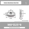 Алюминиевый сплав Ручная затяжка Рифленая ступенчатая гайка (M3-M10)