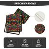 Artoid Mode Dia De Los Muertos Floral Fiesta Mexican Table Runner, Mexico Day of The Dead Kitchen Dining Table Decoration for Home Party Decor 13x72