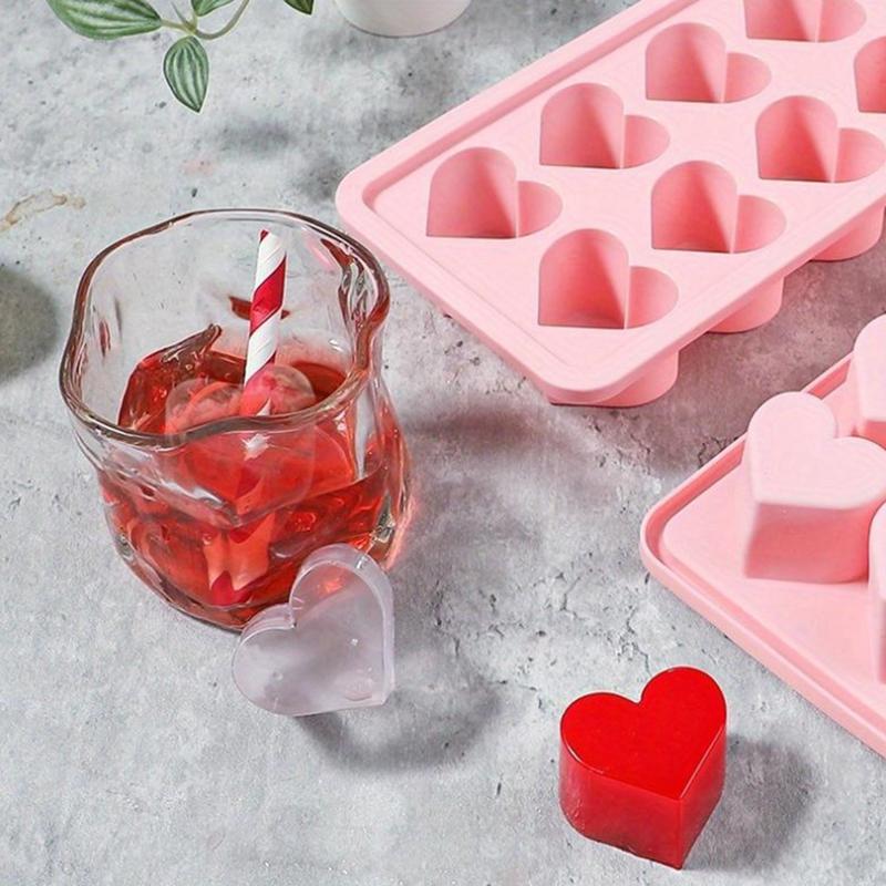 1Pcs Heart-Shaped Ice Cube Mold Multifunctional For Pudding Candy Whiskey Kitchen Accessaries Party Supplies Valentine'S Day