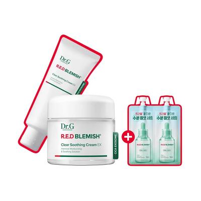 Крем успокаивающий для проблемной кожи Red Blemish Clear Soothing Cream EX Special Set 70 мл (+30 мл + Сыворотка 10 мл x 2)
