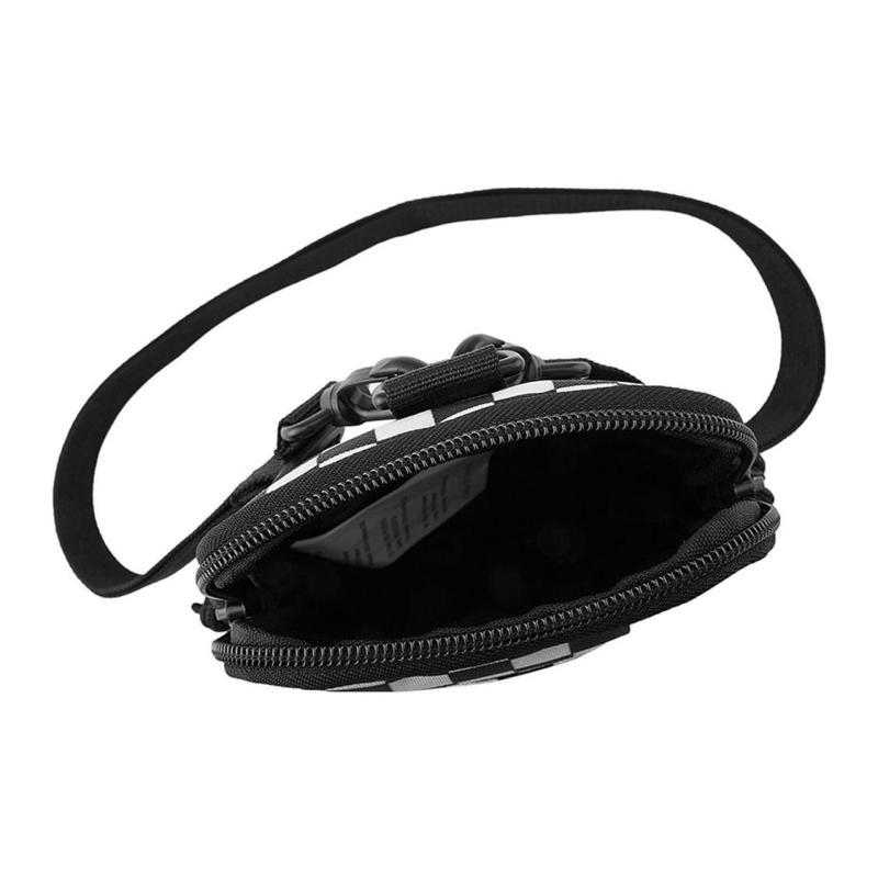 Vans Полиэстеровая наплечная сумка, сумка кроссбоди унисекс черно-белая Vans VN0A5I1N56M